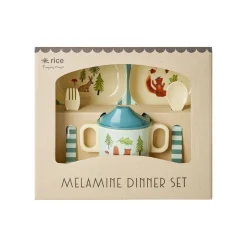 BABY DINNER SET HAPPY FOREST BLUE