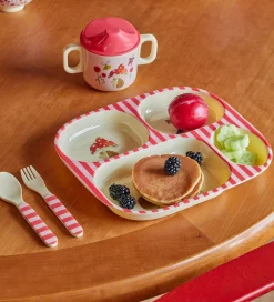 BABY DINNER SET HAPPY FOREST PINK