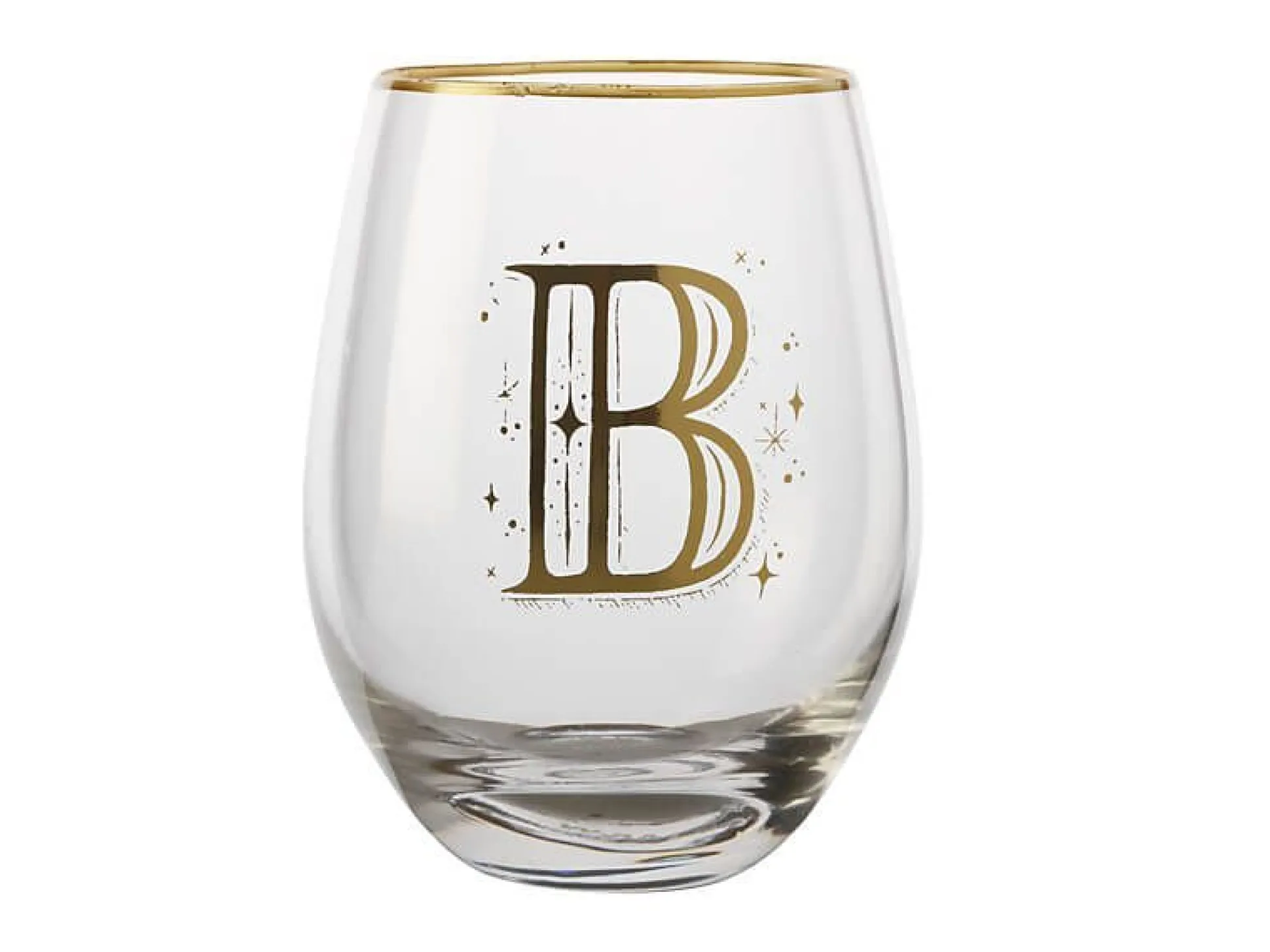 BICCHIERE 500 ML LETTERA "B"