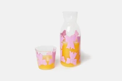 CARAFFA E BICCHIERE BOW