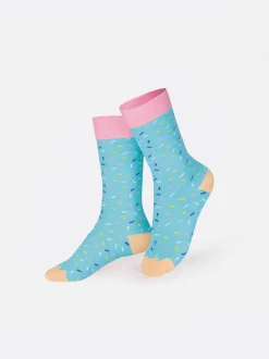 KIDS SOCKS DONUT BLUE