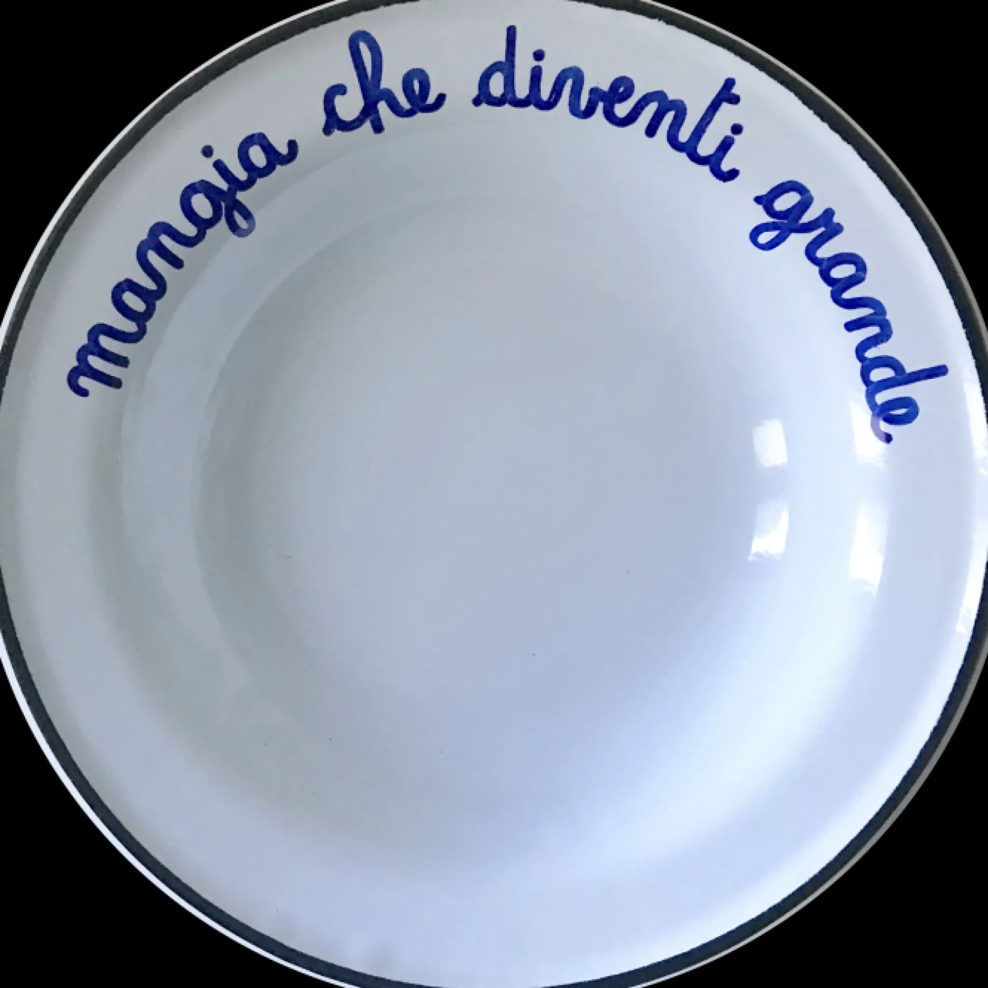 PIATTO "MANGIA CHE DIVENTI GRA