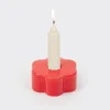 PORTA CANDELA DAISY RED