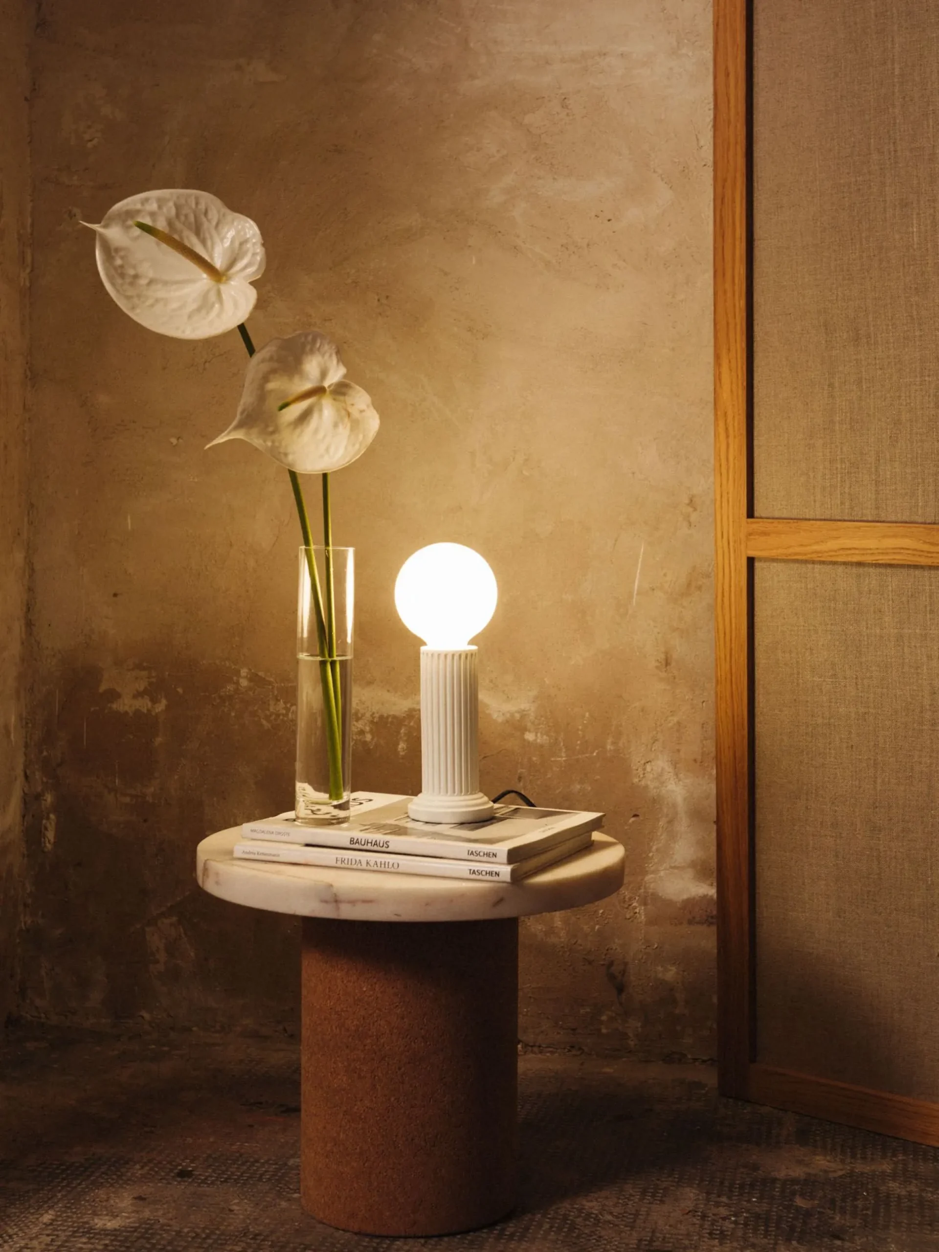 PORTA LAMPADA ATHENA WHITE