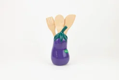 PORTA MESTOLI EGGPLANT