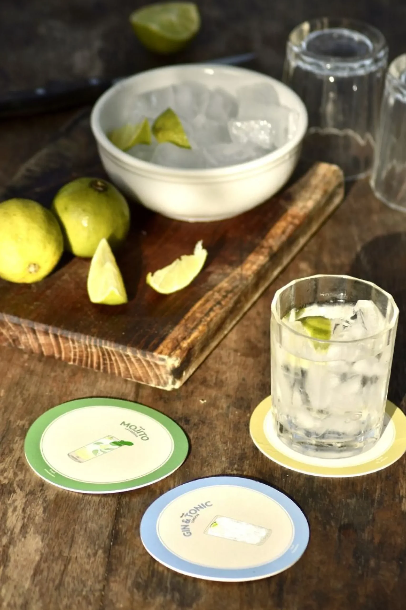 SET 6 SOTTOBICCHIERI COCKTAIL