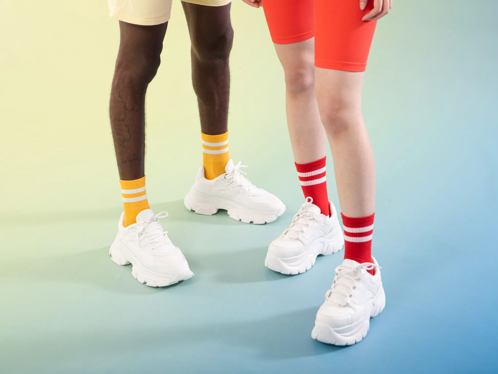 SOCKS KETCHUP&MUSTARD X2