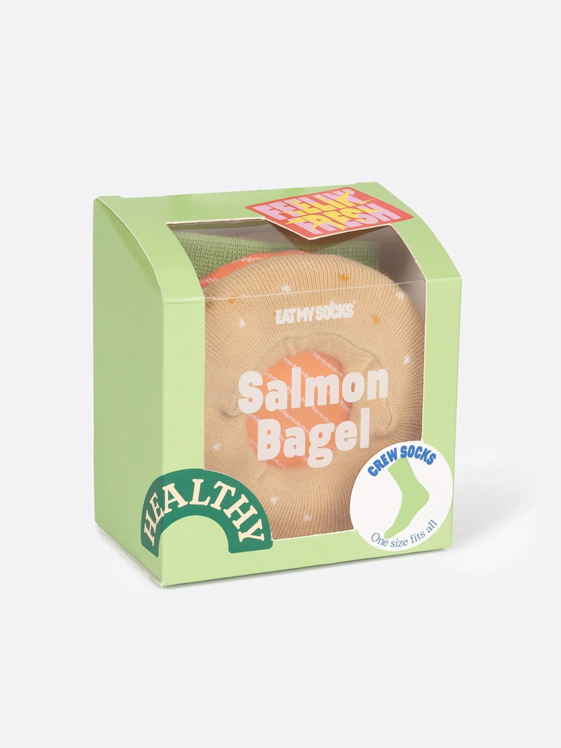 SOCKS SALMON BAGEL
