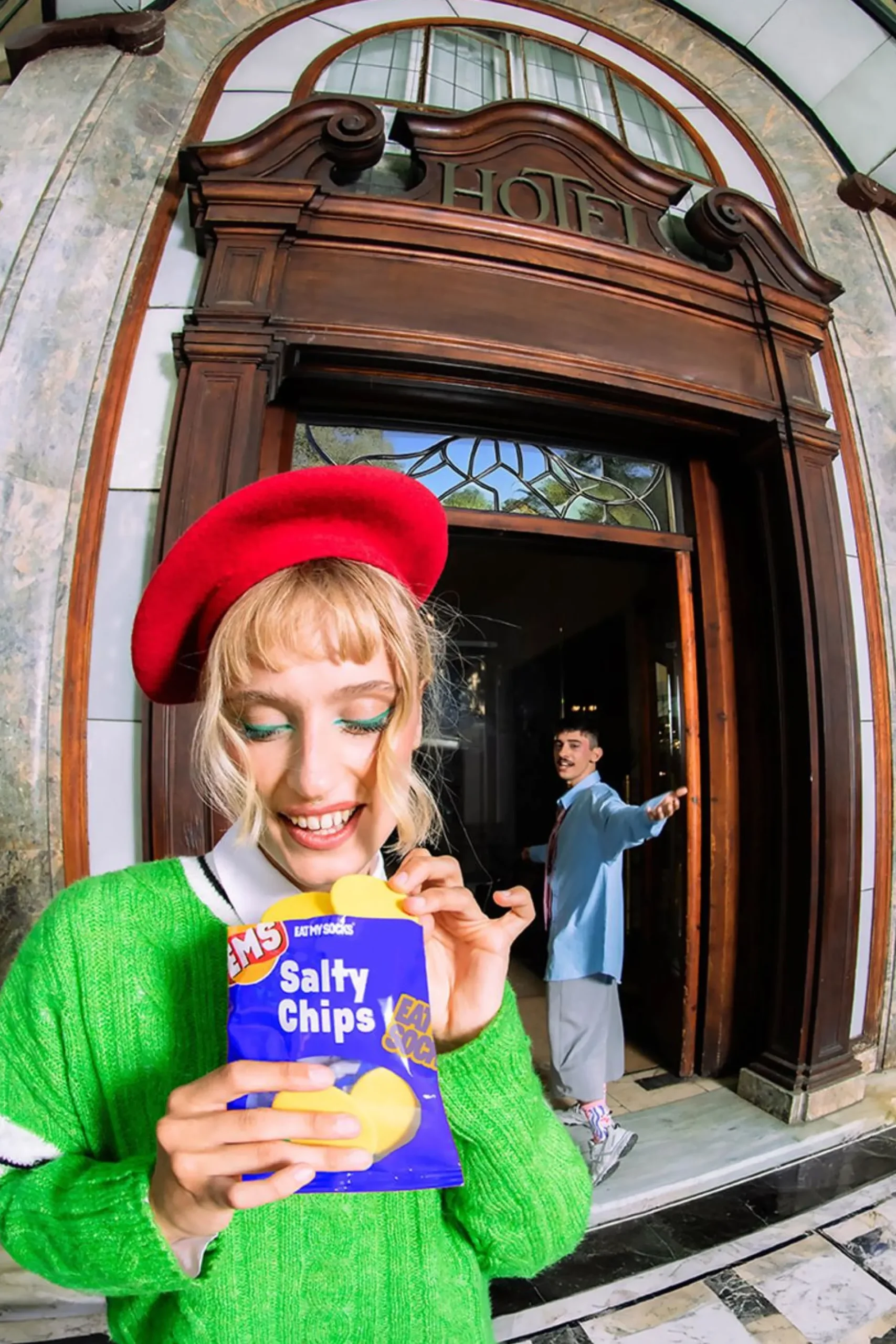SOCKS SALTY CHIPS BLUE