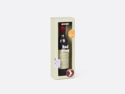 SOCKS WINE RED