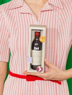 SOCKS WINE RED