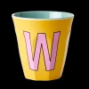 TAZZA CON LETTERA "W"