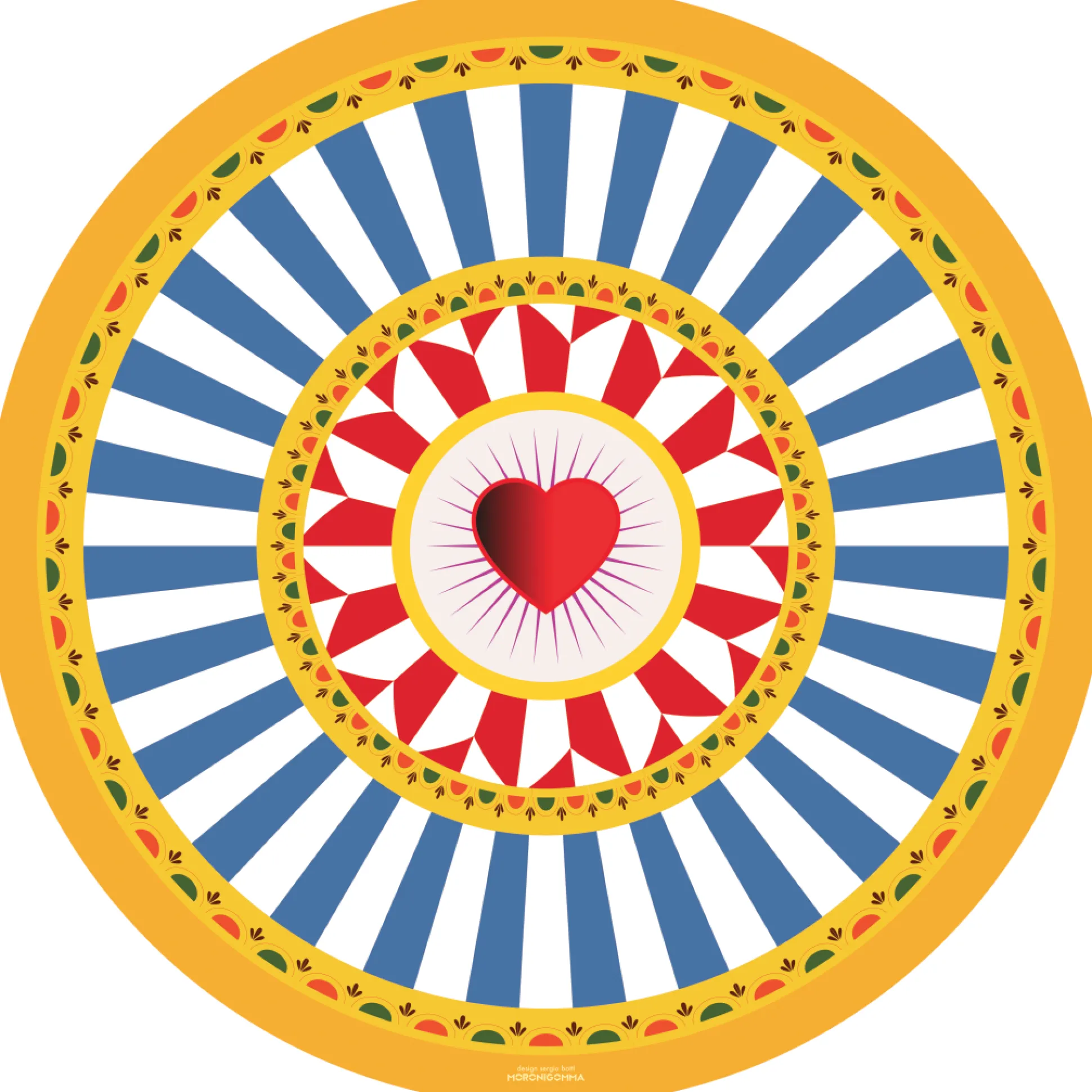 TOVAGLIETTA TESORI CUORE TONDA