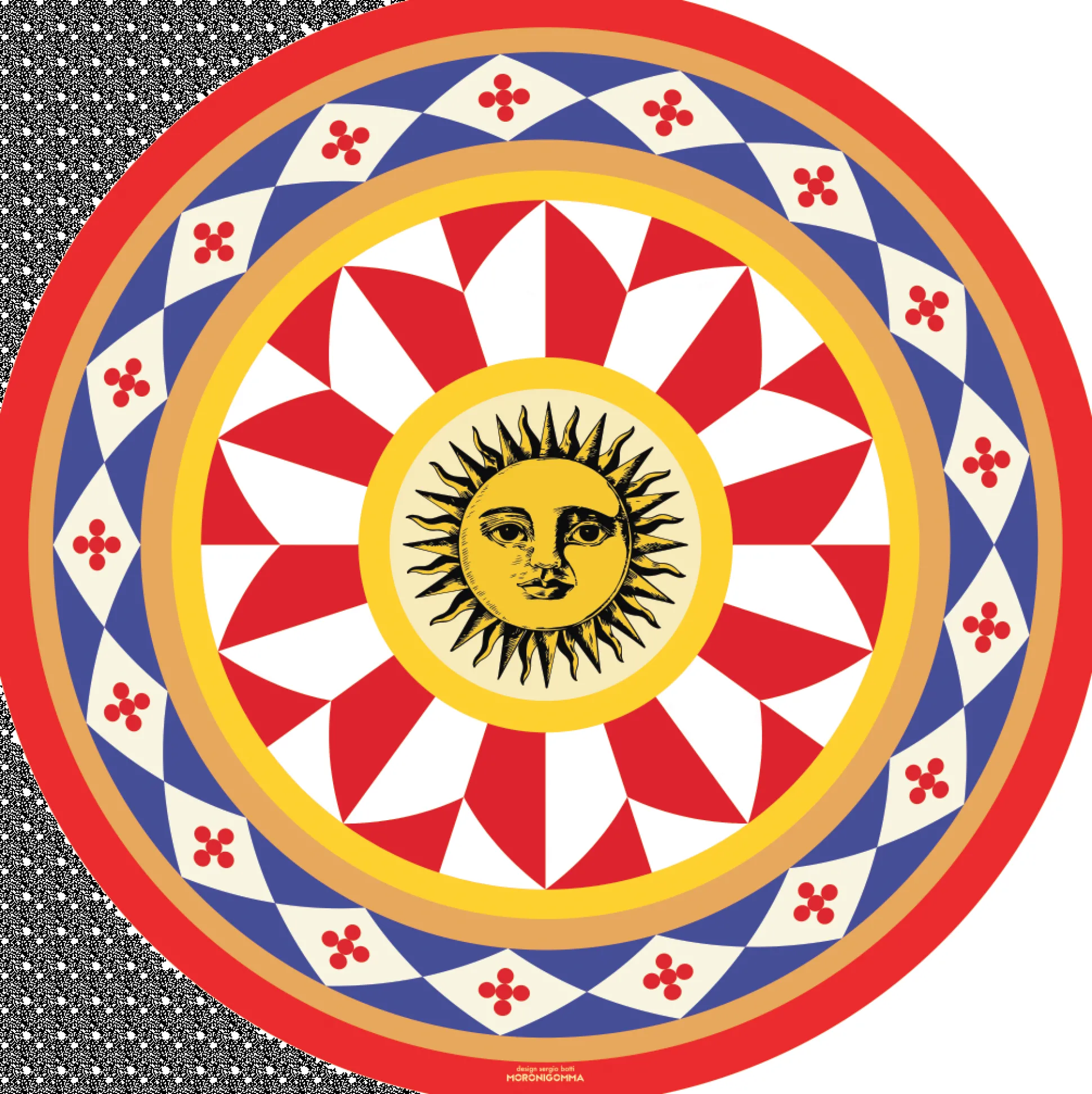 TOVAGLIETTA TESORI SOLE TONDA