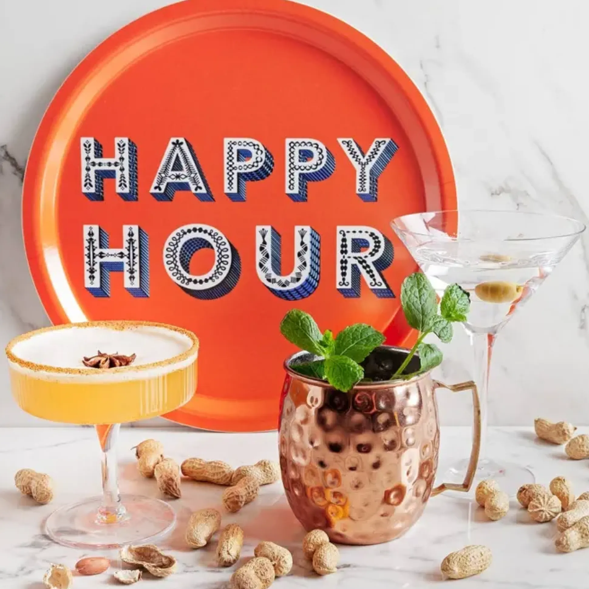 VASSOIO TONDO HAPPY HOUR